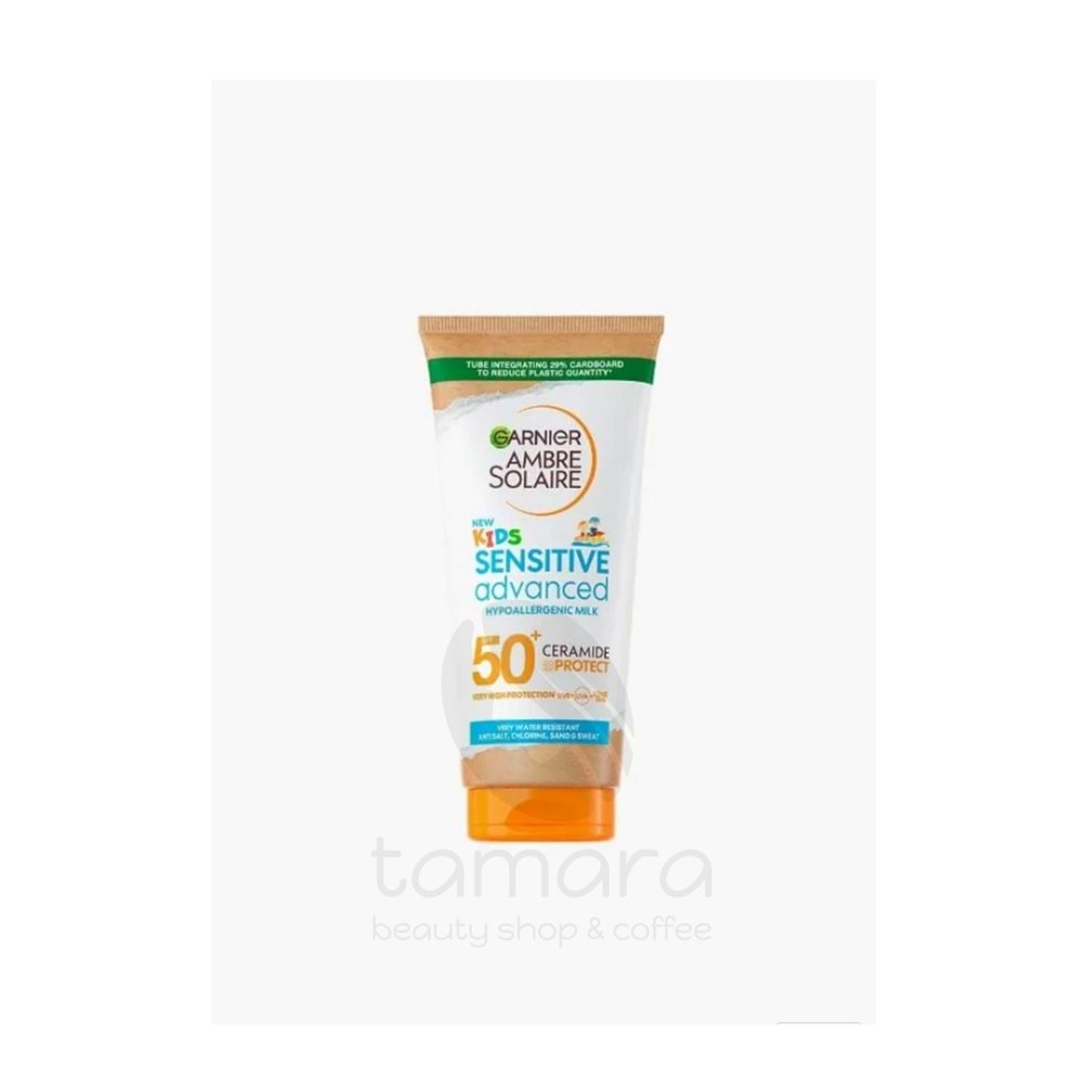 Garnier Ambre Solaire Çocuklar İçin Hipoalerjenik Koruyucu Süt SPF50+ 175 ml