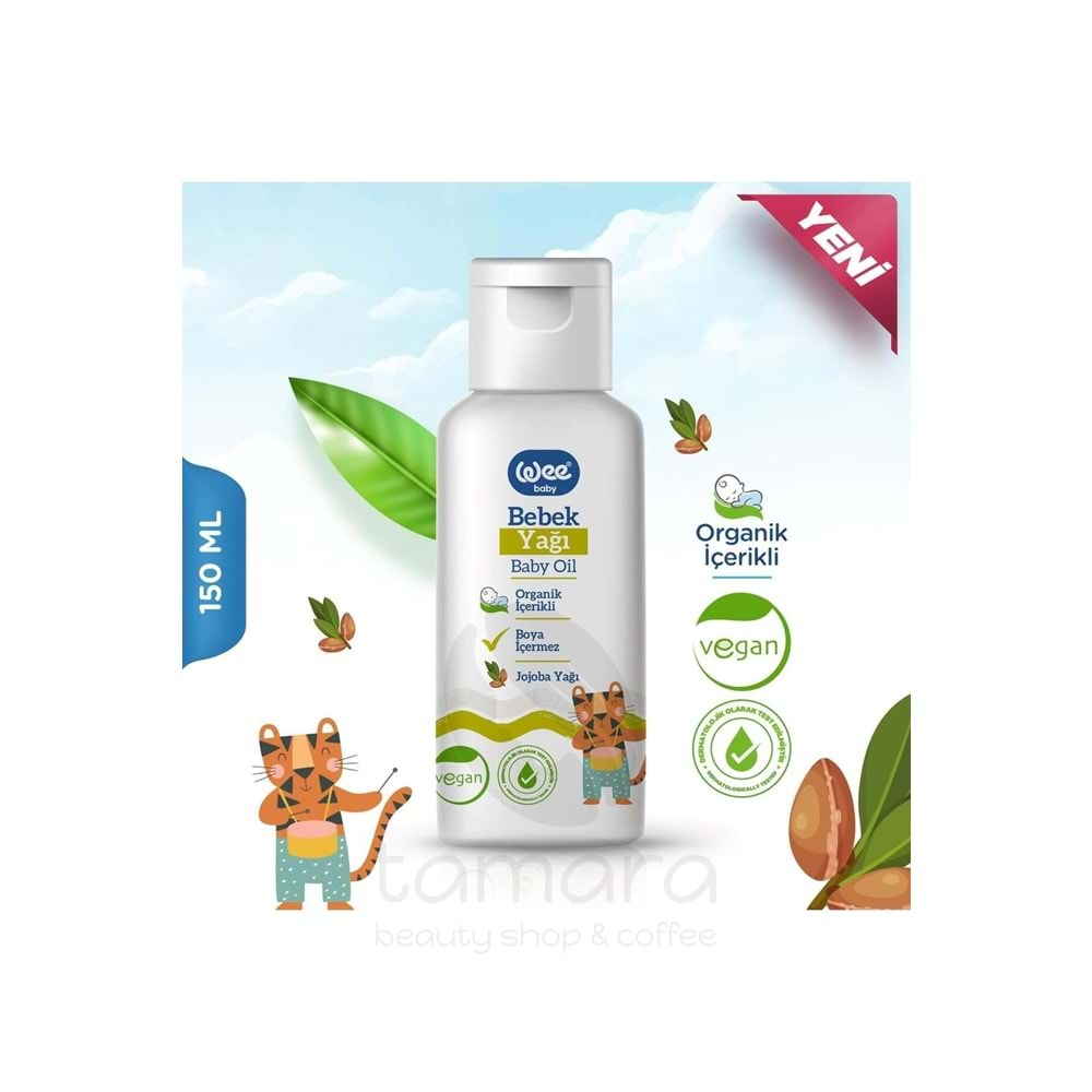 Wee Baby Organik Bebek Yağı 150 ML