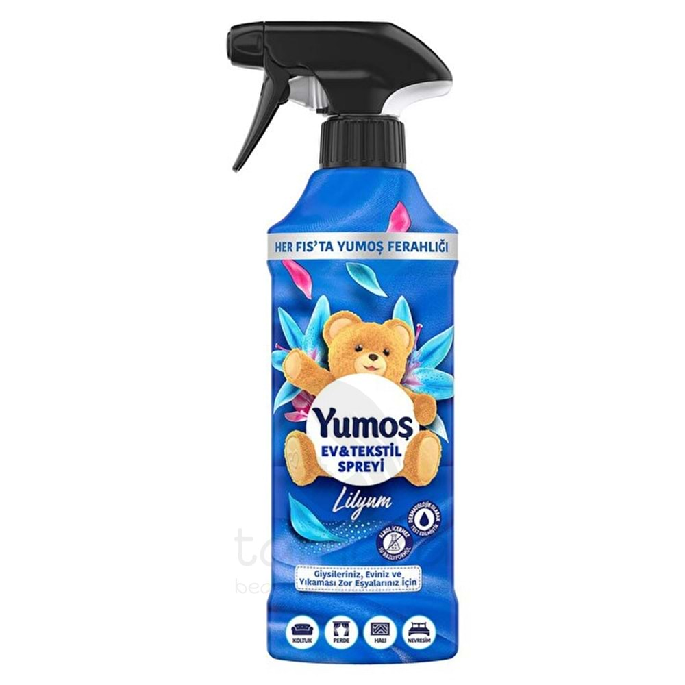 Yumoş Ev ve Tekstil Spreyi Lilyum 450 ml