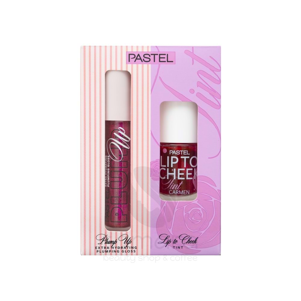 Pastel Plump Up Dolgunlaştıran Dudak Parlatıcısı 207 Mariposa & Lip To Cheek Tint Carmen5.3 ml - 9.6 ml