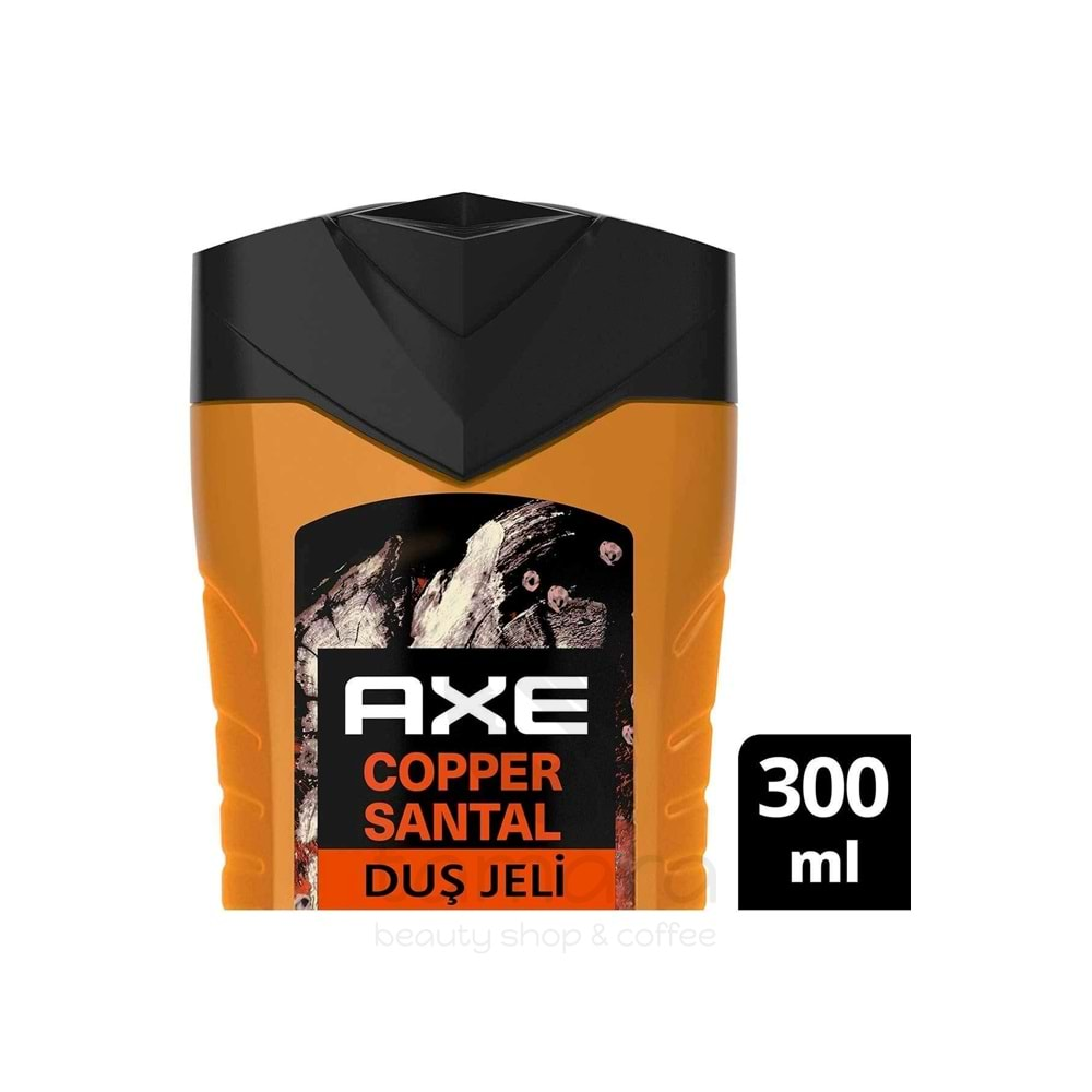 Axe Premium Collection Duş Jeli Copper Santal 3 in 1 Vücut Saç Yüz 300 ml