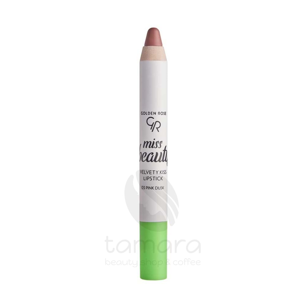 Golden Rose Miss Beauty Velvety Kiss Lipstick - 03 Pink Dusk - Mat Kalem Ruj