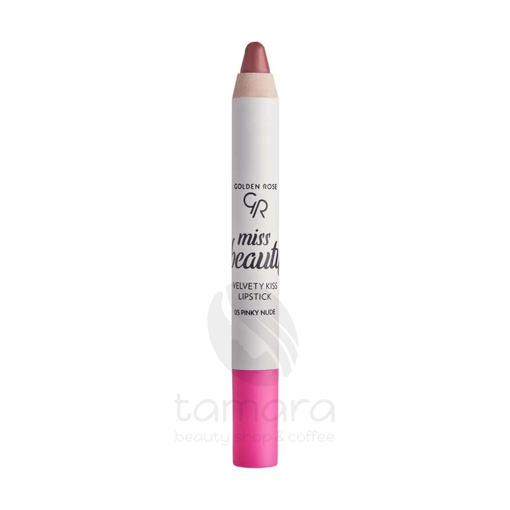 Golden Rose Miss Beauty Velvety Kiss Lipstick - 05 Pinky Nude - Mat Kalem Ruj