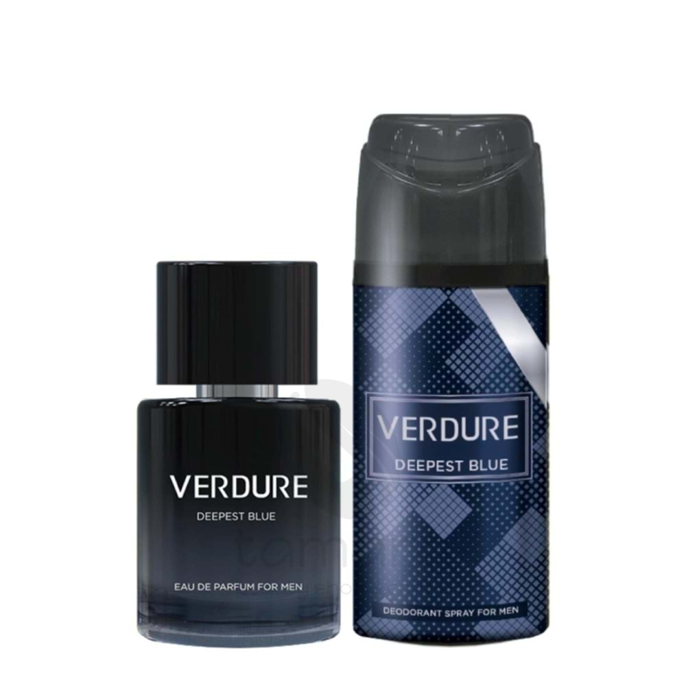 Verdure Deepest Blue Erkek Parfüm 100 ml + Deodorant 150 ml 2'li Set