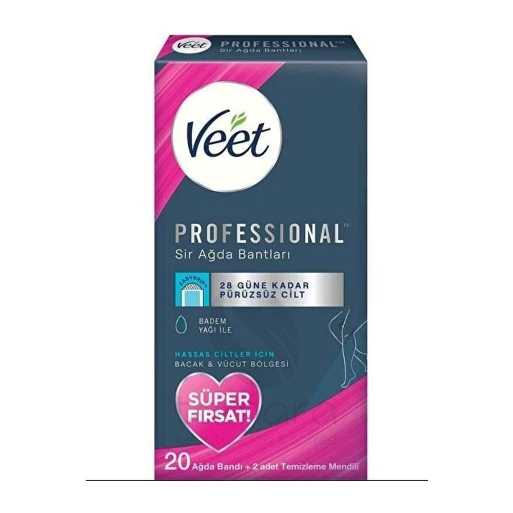 Veet Tuy Dokucu Pro Sır Agğda Bandı Süper Fırsat 20 Lı