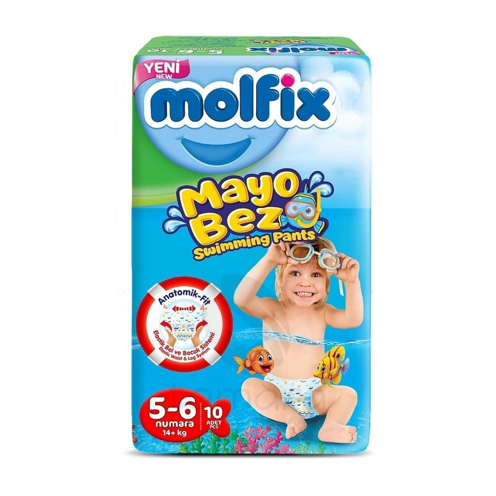 Molfix Mayo Bez 5-6 Beden 14+ Kg 10 Adet