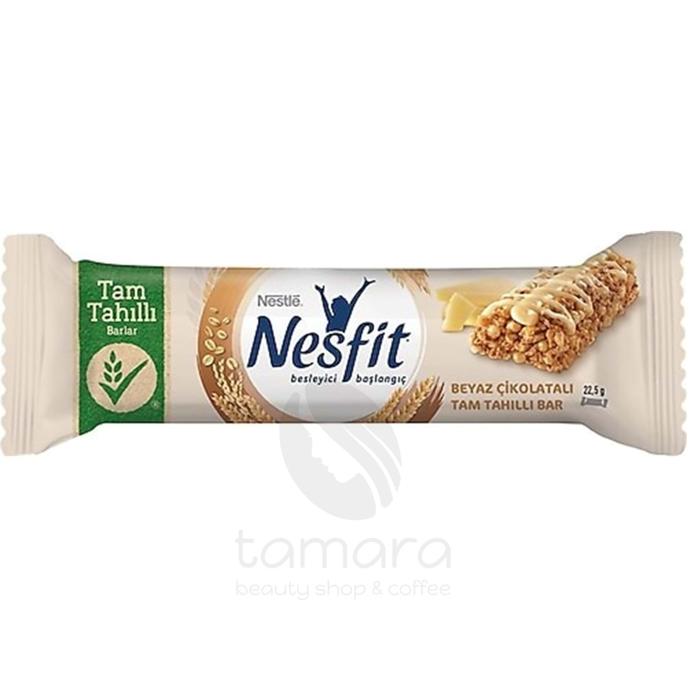 Nestle Nesfit Beyaz Çikolatalı Tam Tahıllı Bar 22.5 G