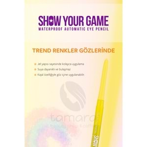 Pastel Show By Pastel Show Your Game Waterproof Gel Eye Pencil - Suya Dayanıklı Jel Göz Kalemi 401