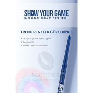 Show By Pastel Show Your Game Waterproof Gel Eye Pencil - Suya Dayanıklı Jel Göz Kalemi 413