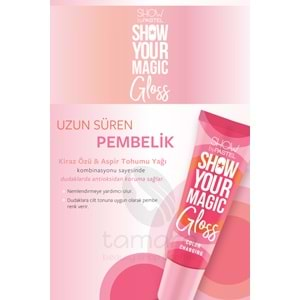 Show By Pastel Show Your Magic Gloss Color Changing - Renk Değiştiren Dudak Parlatıcısı 9 ml