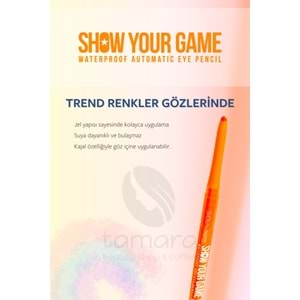 Show By Pastel Show Your Game Waterproof Gel Eye Pencil - Suya Dayanıklı Jel Göz Kalemi 407 0.28 g