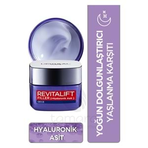 Loreal Paris Revitalift Filler Gece Kremi 50 ml