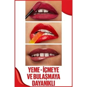 Maybelline New York Super Stay Vinyl Ink Uzun Süre Kalıcı Likit Parlak Ruj 55 Royal