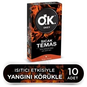 Okey Sıcak Temas Prezervatif 10'lu