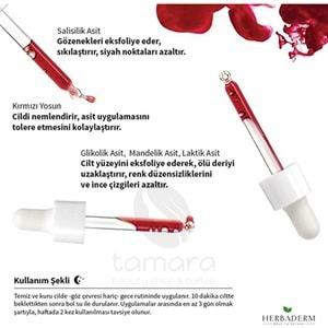 Herbaderm Super Serum AHA Kırmızı Peeling 30 ml