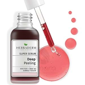 Herbaderm Super Serum AHA Kırmızı Peeling 30 ml