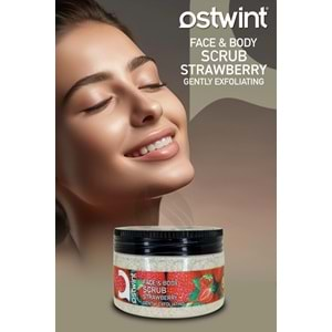 Ostwint Scrub Jel Çilek Özlü Yüz Ve Vücut Peelingi 300 Ml