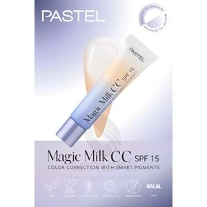 Pastel Magic Milk CC SPF 15 - Cilt Tonu Eşitleyici SPF 15 CC Krem 51 Medium Deep30 ml