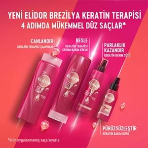 Elidor Brezilya Keratin Terapisi Saç Bakım Şampuanı 400 ml