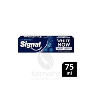 Signal White Now Leke Karşıtı Kahve Ve Sigara Içenler Için Beyazlatıcı Diş Macunu 75 ml