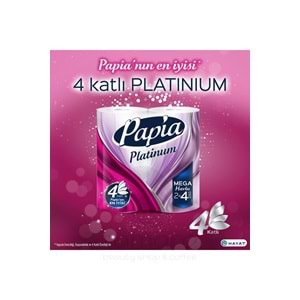 Papia Platinum Jumbo Kağıt Havlu 2'li Dev Rulo 2 = 4 ROLLS - Weight**