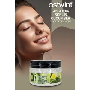 Ostwint Scrub Salatalık Cucumber Özlü Vücut Peelingi 300 ml