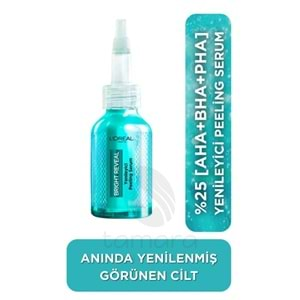 Loreal Paris Bright Reveal Koyu Lekelere Karşı Hızlı Etkili Yenileyici Peeling Serum 25% [AHA + BHA + PHA] 25ml