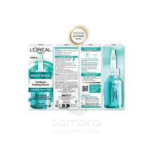 Loreal Paris Bright Reveal Koyu Lekelere Karşı Hızlı Etkili Yenileyici Peeling Serum 25% [AHA + BHA + PHA] 25ml