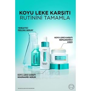 Loreal Paris Bright Reveal Koyu Lekelere Karşı Hızlı Etkili Yenileyici Peeling Serum 25% [AHA + BHA + PHA] 25ml