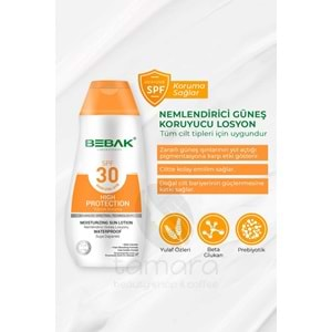 Bebak Nemlendirici Güneş Losyonu 30+ Spf 200 ml