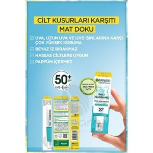 Garnier Saf Ve Temiz Bha Niasinamid Günlük Güneş Koruyucu Fluid Yüz Kremi Spf50 40ml