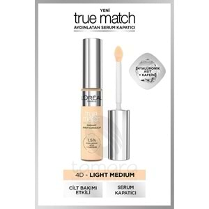 Loreal Paris True Match Aydınlatan Serum Kapatıcı - 4D Light Medium