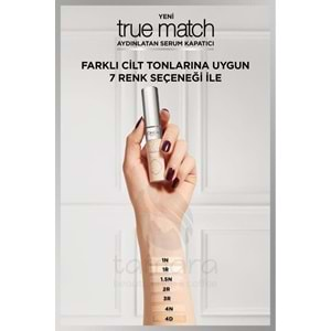 Loreal Paris True Match Aydınlatan Serum Kapatıcı - 4D Light Medium