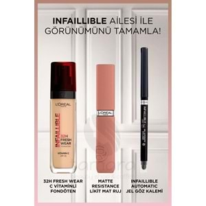 Loreal Paris Infaillible Matte Resistance Likit Mat Ruj - 601 Worth It