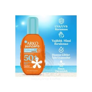 Arko Suncare Spf50 Çok Yüksek Korumalı Vücut Güneş Spreyi 200 ml