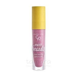 Golden Rose Miss Beauty Stay Matte Lipcolor - 04 Candy Love - Likit Mat Ruj