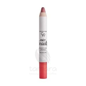 Golden Rose Miss Beauty Velvety Kiss Lipstick - 08 Cool Pink - Mat Kalem Ruj