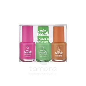 Golden Rose Miss Beauty Colorpop Trio Nail Colors - Oje Seti