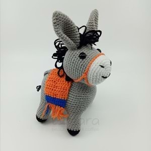 Artvin Amigurumi Organik Örgü Oyuncak Eşek