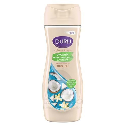 Duru Organik Hindistan Cevizi & Vanilya Duş Jeli 450ml.