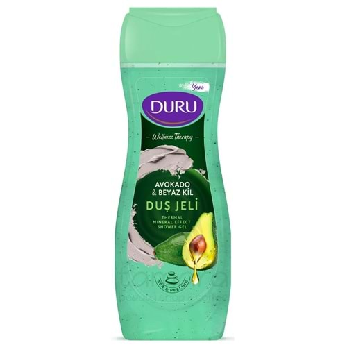 Duru Wellness Therapy Avakado & Beyaz Kil Duş Jeli 450ml.