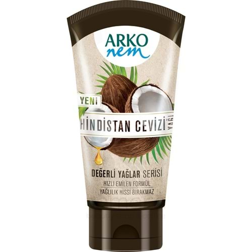 Arko Nem Değerli Yağlar Hindistan Cevizi Yağı Krem 60 ml.