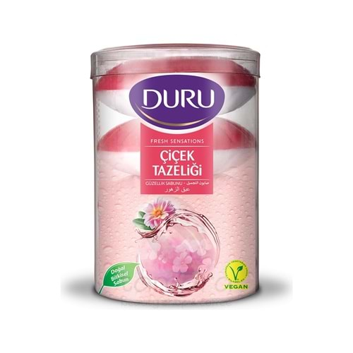 Duru Fresh Sensations Çiçek Tazeliği 4 Adet Güzellik Sabunu 400Gr