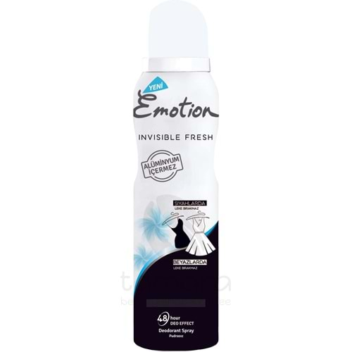 Emotion Invisible Fresh 150 ml Kadın Deodorant