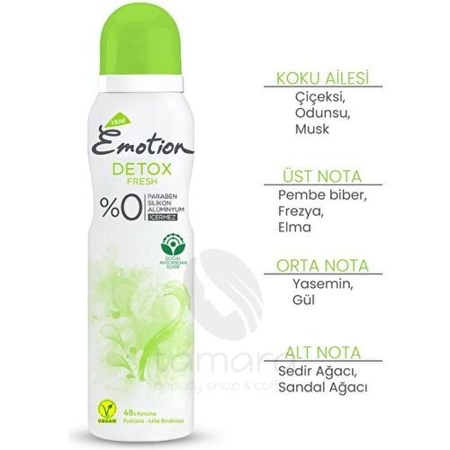 Emotion Deodorant Detox Fresh 150 ml