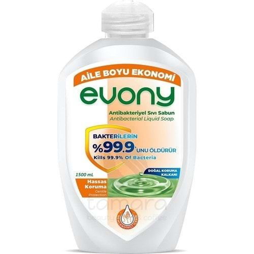 Evony Antibakteriyel Sıvı Sabun 1500 ml.