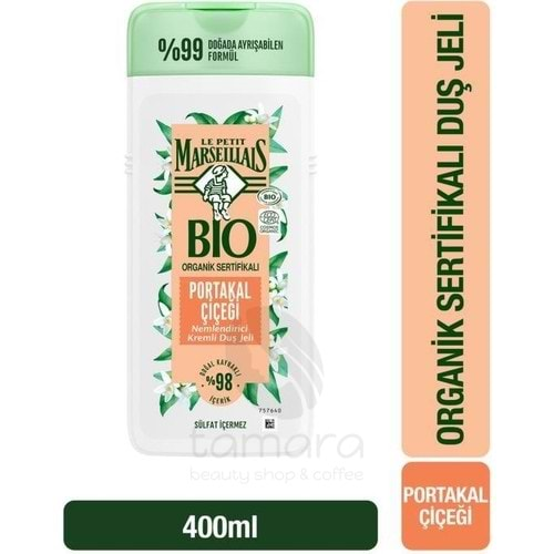 Le Petit Marseillais BIO Organik Sertifikalı Portakal Çiçeği Duş Jeli 400 ml