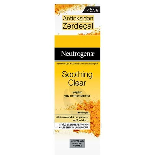 Neutrogena Soothing Clear Yağsız Nemlendirici 75 ml