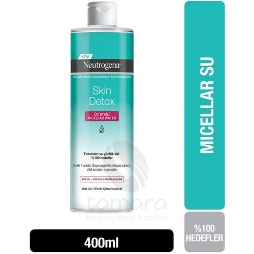 Neutrogena Skin Detox Üç Etkili Misel Su 400ML Micellar Water