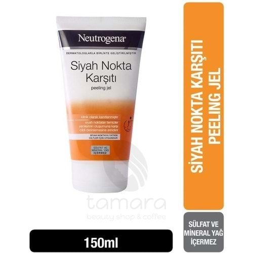 Neutrogena Siyah Nokta Karşıtı Peeling Jel 150 ml